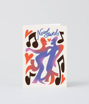 Dancing Newlyweds Card
