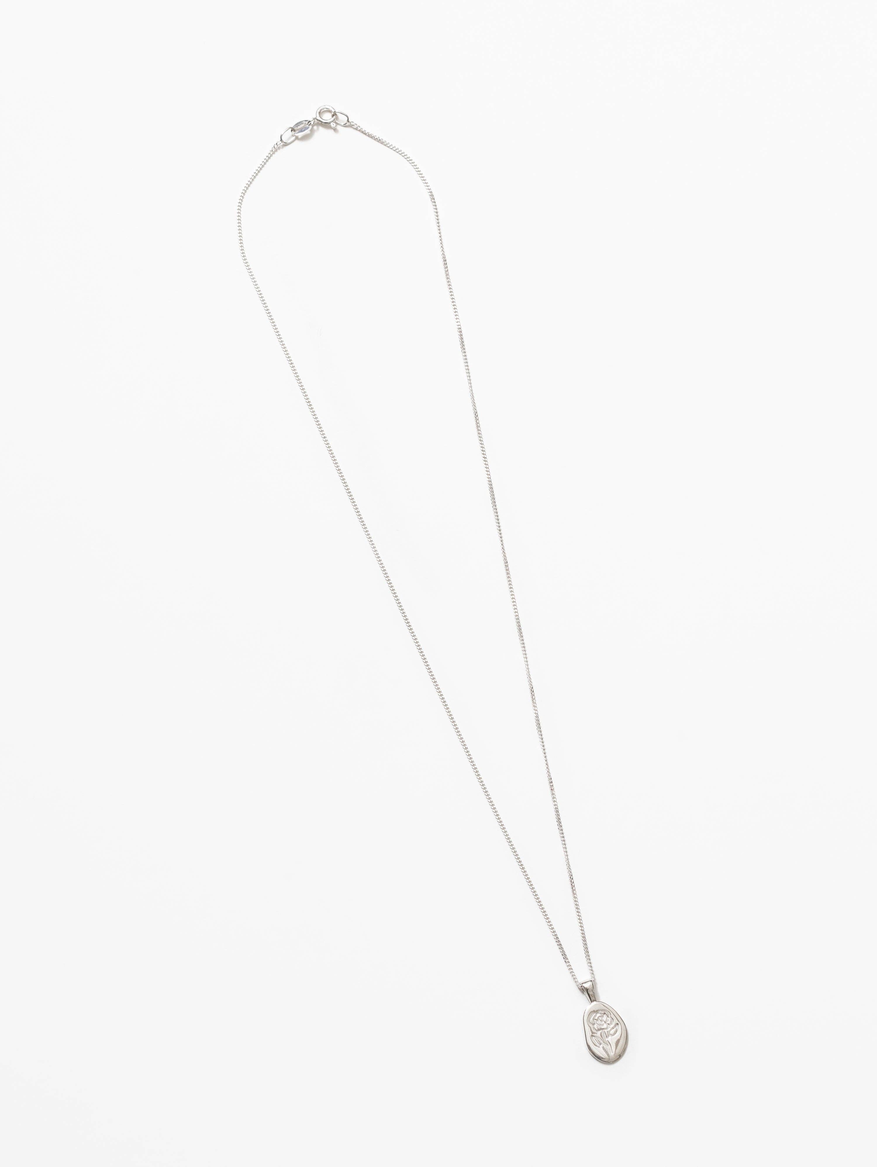 Rose Necklace - Sterling Silver