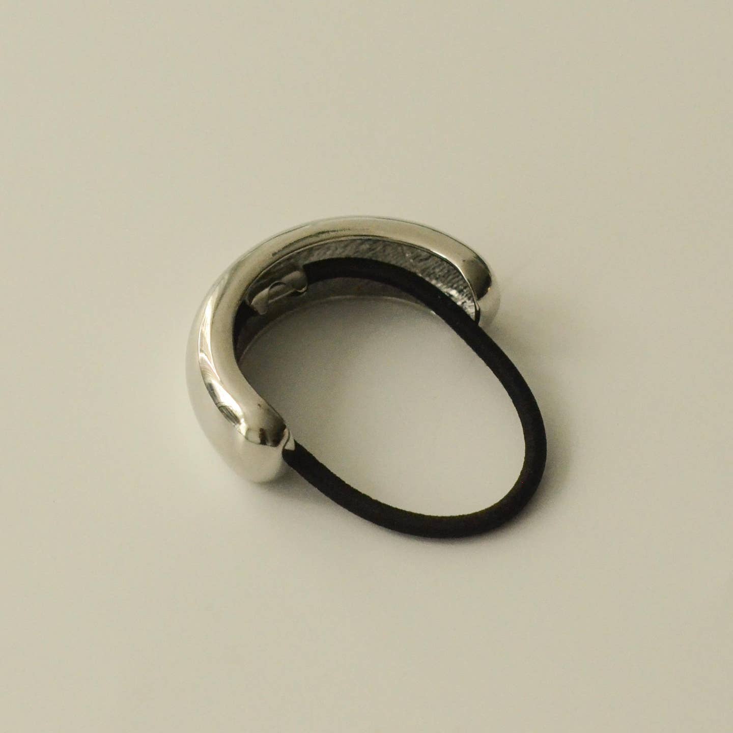Wide Metal Cuff Hair Tie