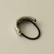 Wide Metal Cuff Hair Tie