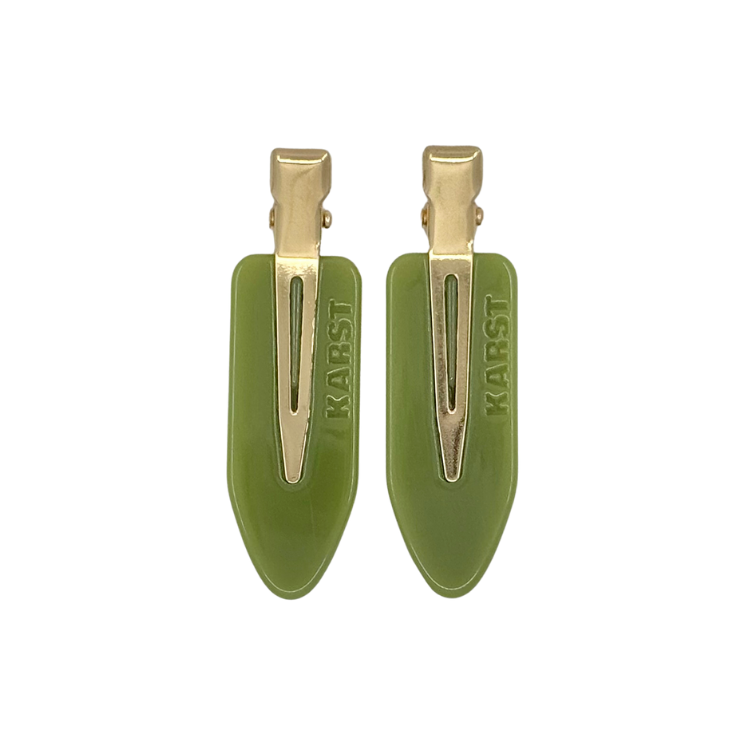 Olive Creaseless Clips