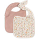 2-Pack Bibs - Bianca Floral + Dusty Mauve