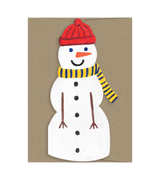 Snowman Die Cut Card