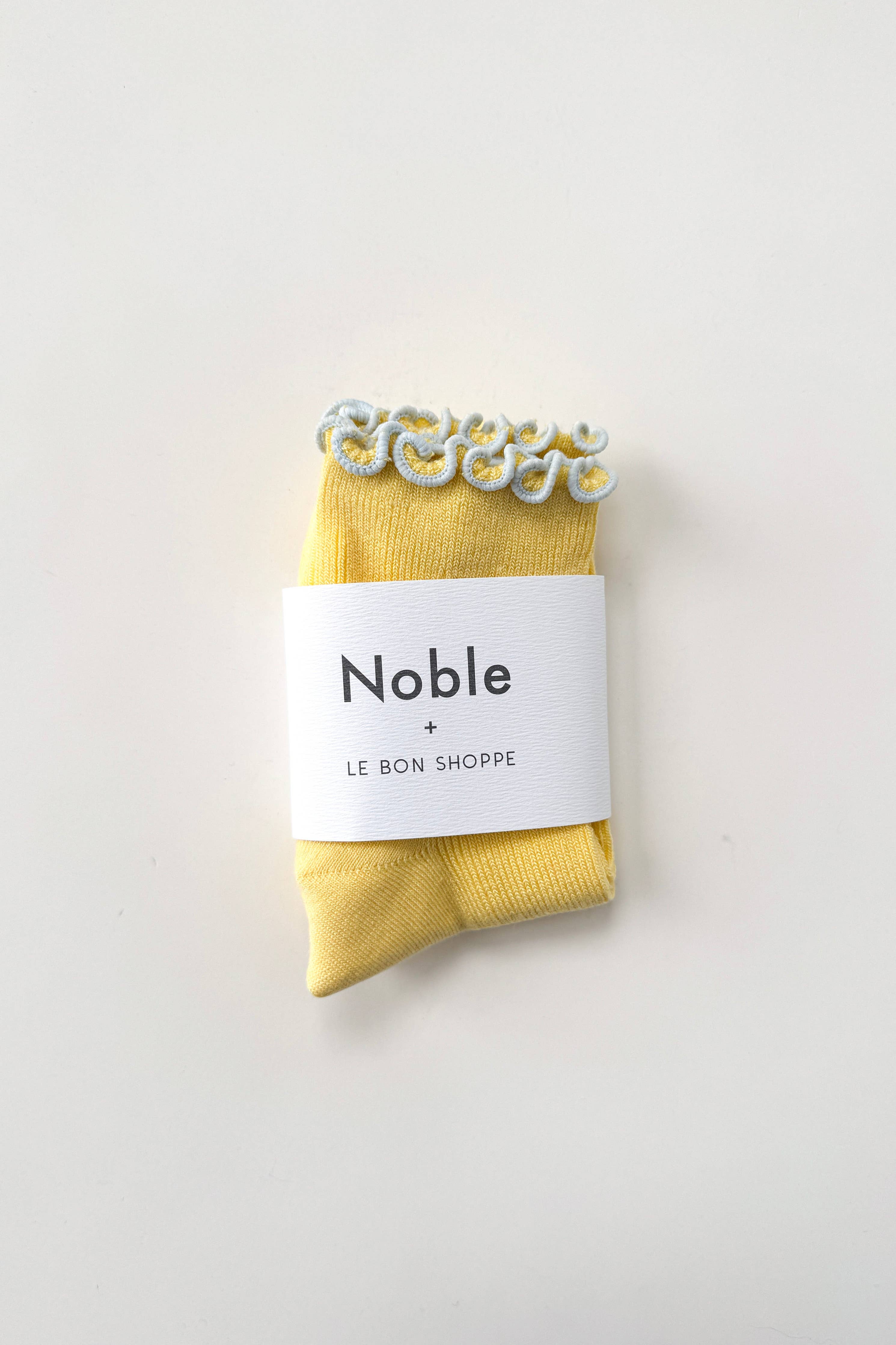 The Petite Ruffled Modal Socks