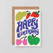 Happy Birthday Fruit Card