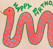Happy Birthday Snake Card
