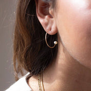 Balanced Pearl Hoops