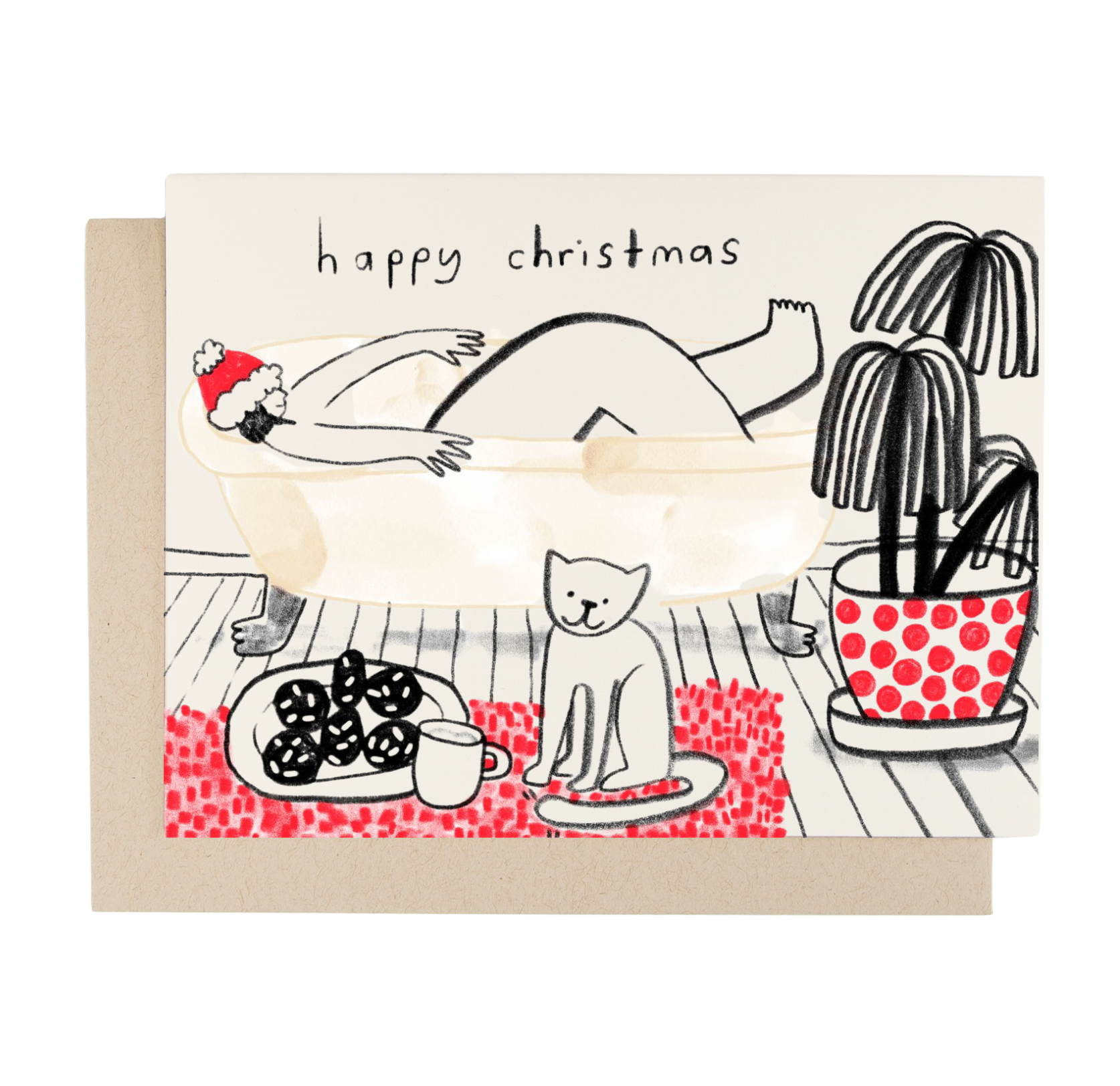 Christmas Bath Card