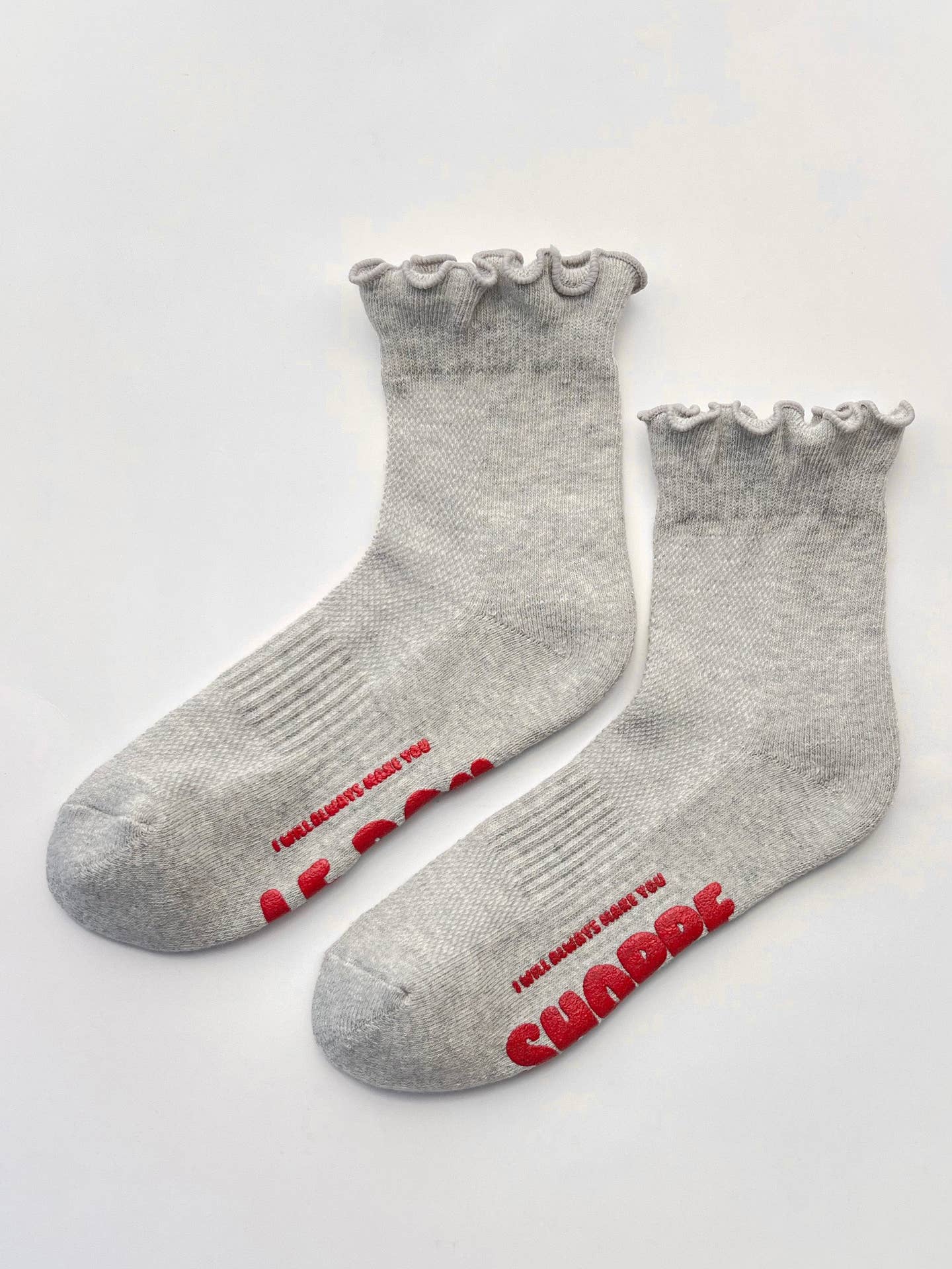 Ruffled Hugger Crew Socks