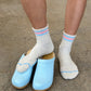 Bright Grey Girlfriend Socks