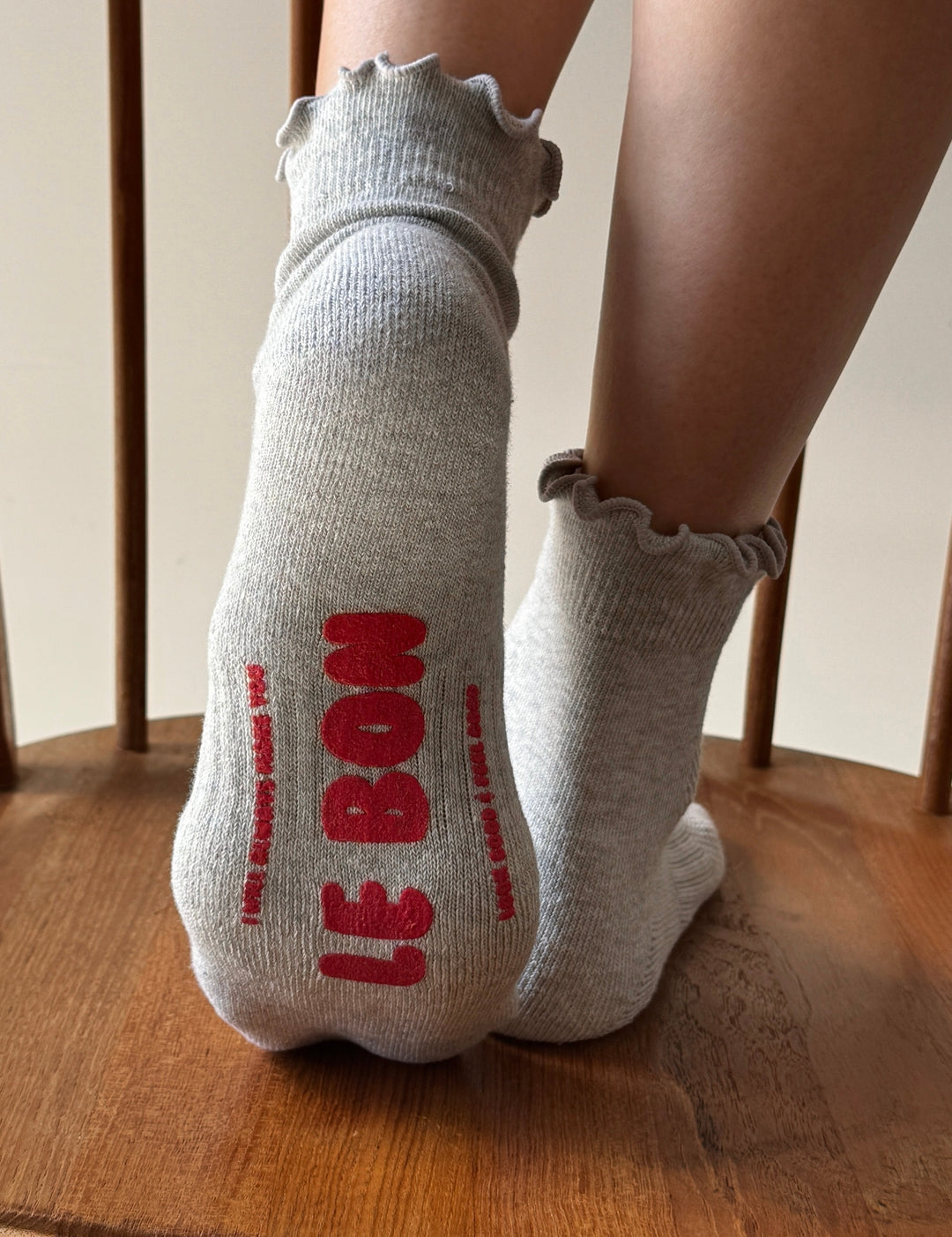 Ruffled Hugger Crew Socks