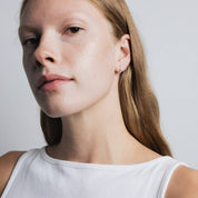 Organic Huggie Hoops