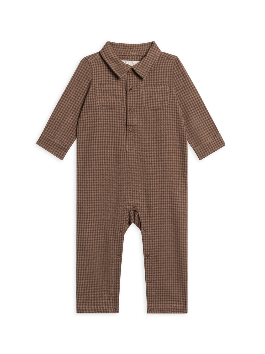 Bohdi Flannel Collared Romper