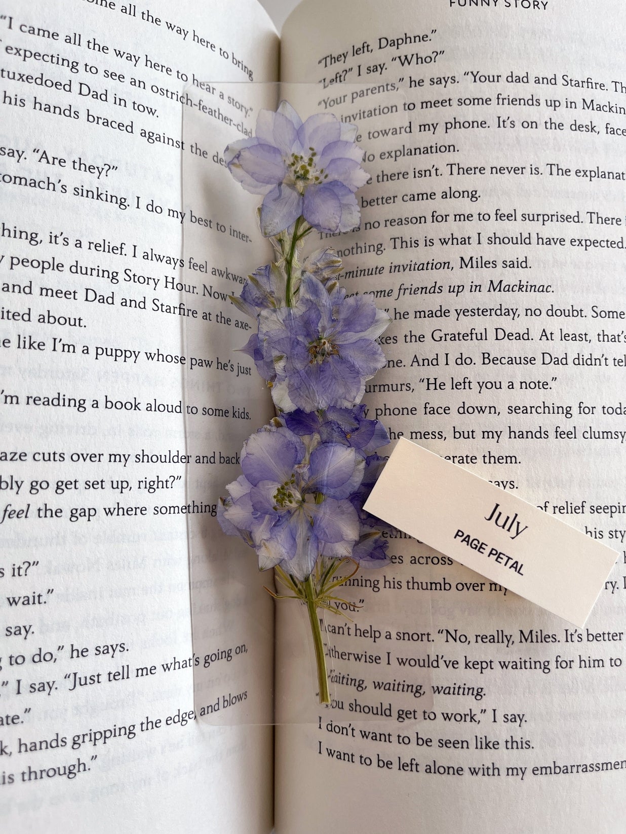 Pressed Flower Bookmark