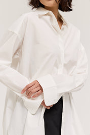 Oversized Round Hem Shirt