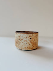 Raw Rim Salt Cup and Spoon