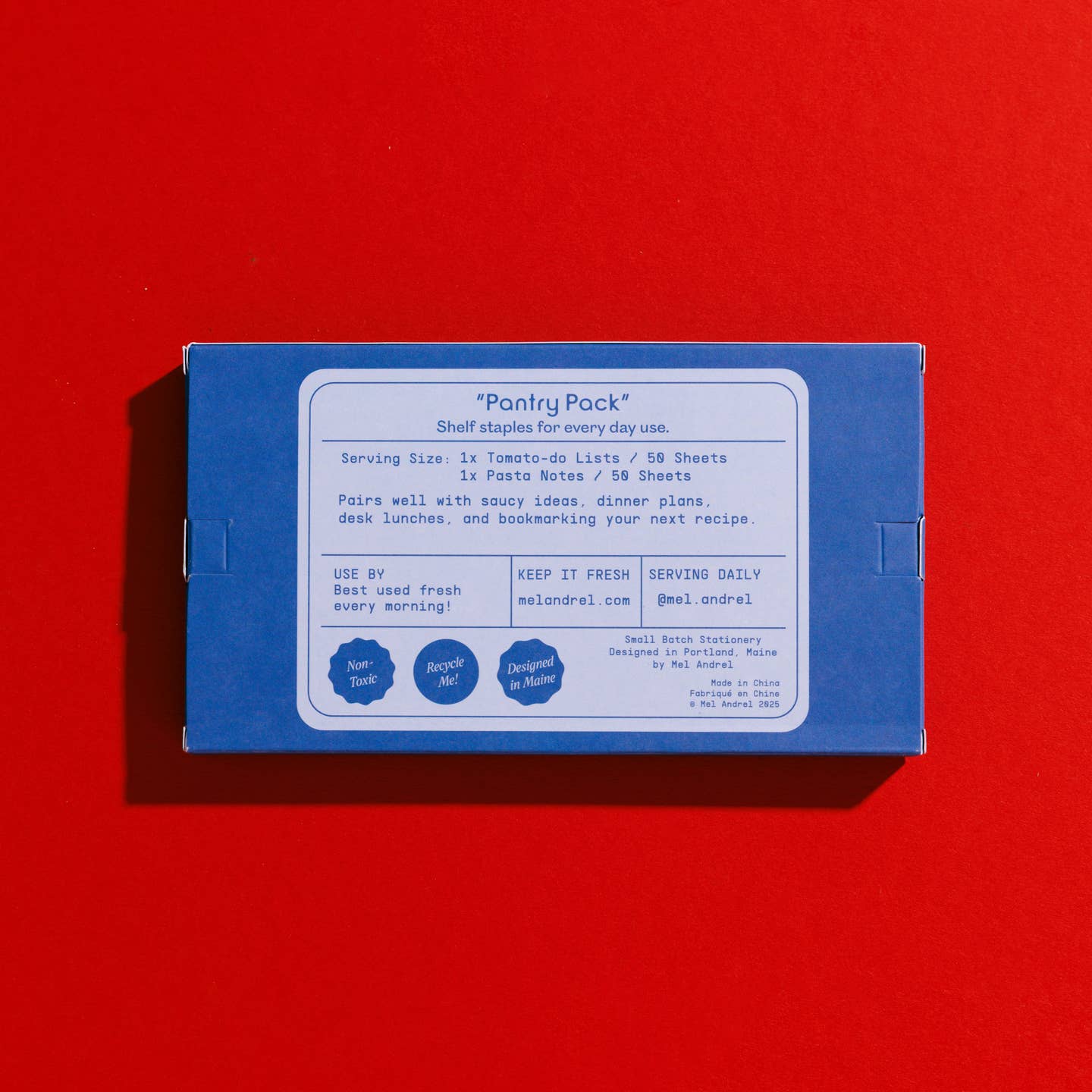 Pantry Pack - Pasta + Tomato Sticky Note 2 Pack