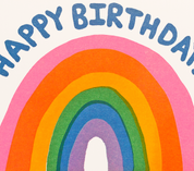 Happy Birthday Risograph Card
