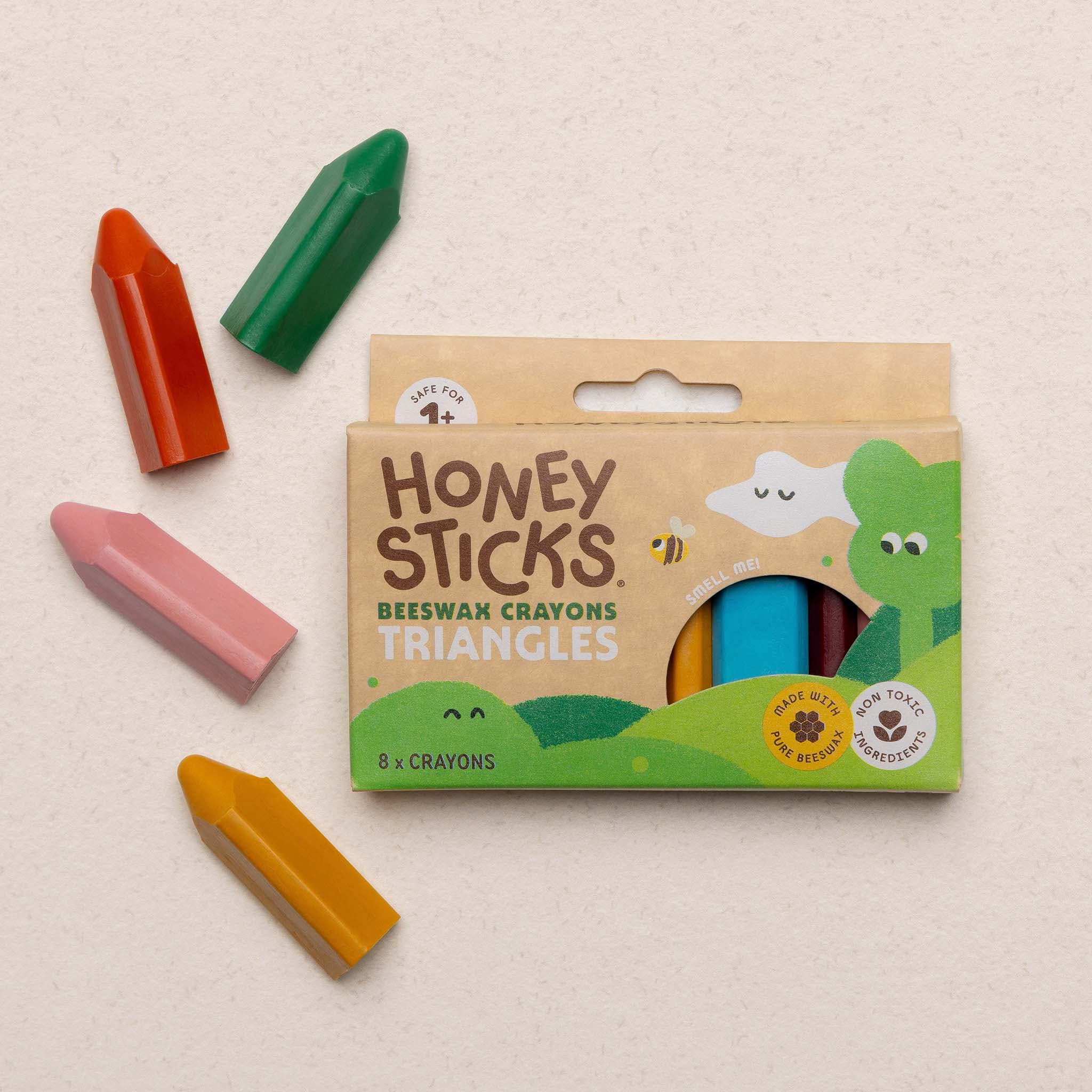 Triangle Beeswax Crayons