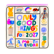2027 "Only Good Things" 12-Month Wall Calendar