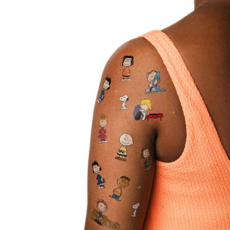 Peanuts Classic Tattoo Sheet