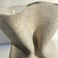 Medium Dumpling Ceramic Vase - Speckled Sand