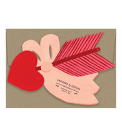 Love Arrow Die Cut Card