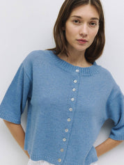 The Stacey Cardigan - Blue