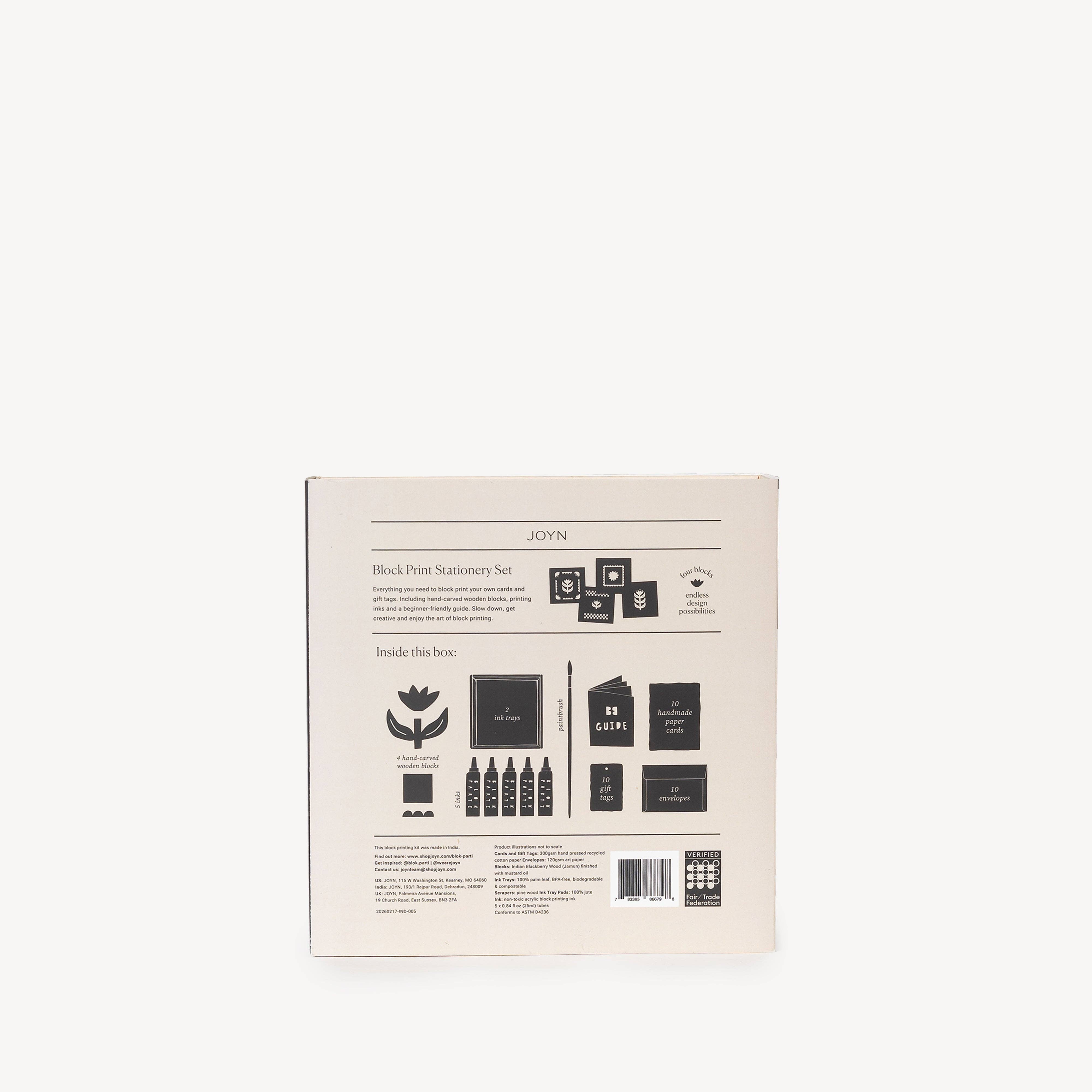Blok Parti Stationery Kit - Tulip Print