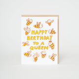 Beethday Queen Card