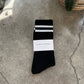 Extended Boyfriend Socks - Noir