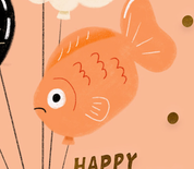 Birthday Balloons Card