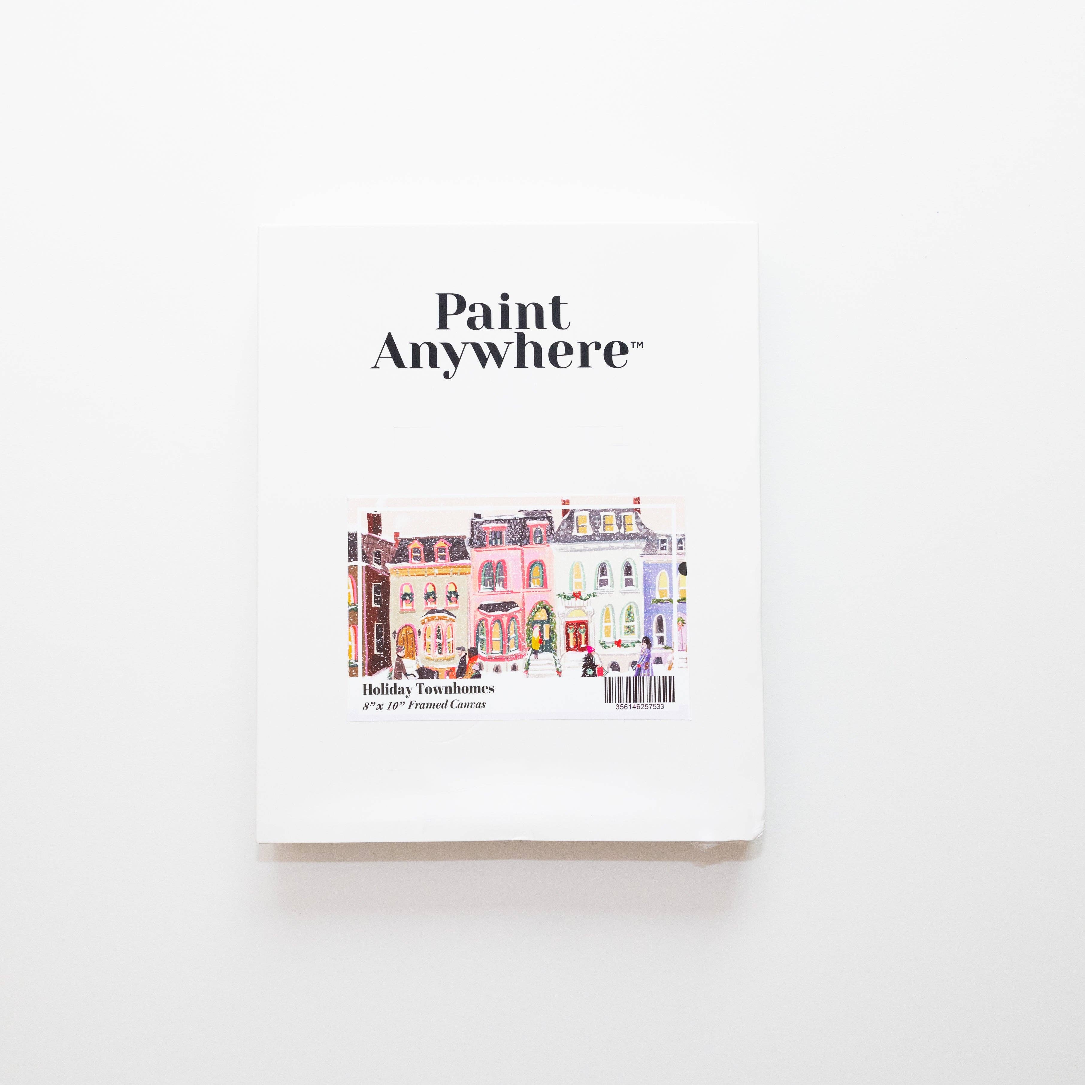 Holiday Townhomes Paint by Numbers Mini Kit