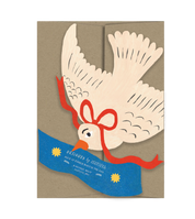 Happy Birthday Bird Die Cut Card