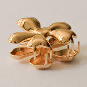 Flower Metal Hair Claw Clip