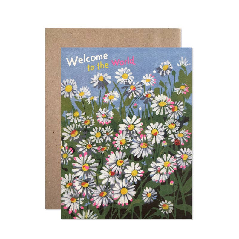 Welcome Daisies Card