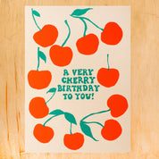 Cherry Birthday Card