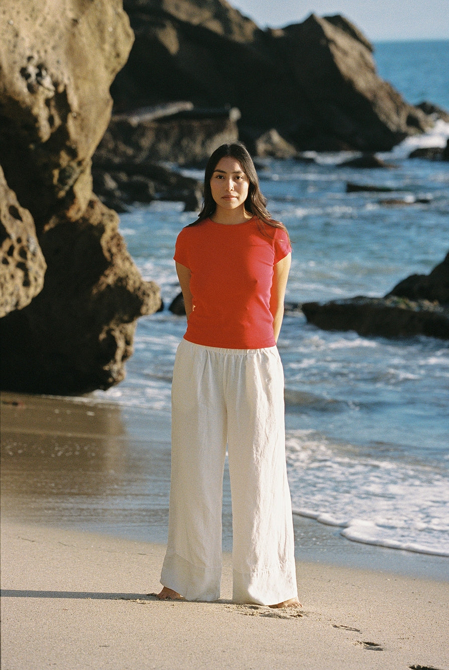 Bebe Organic Tee - Cherry