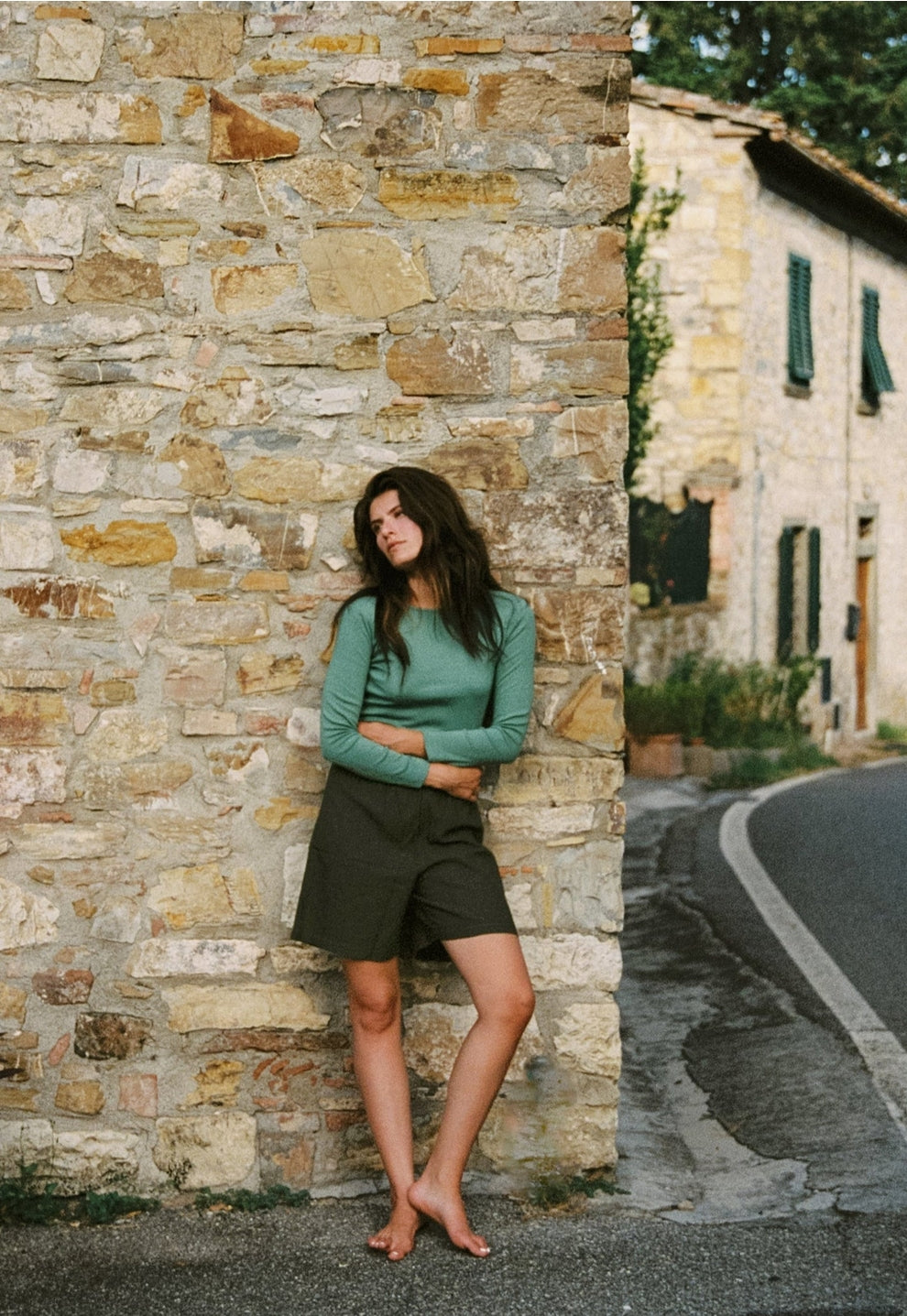 Linen Simple Short