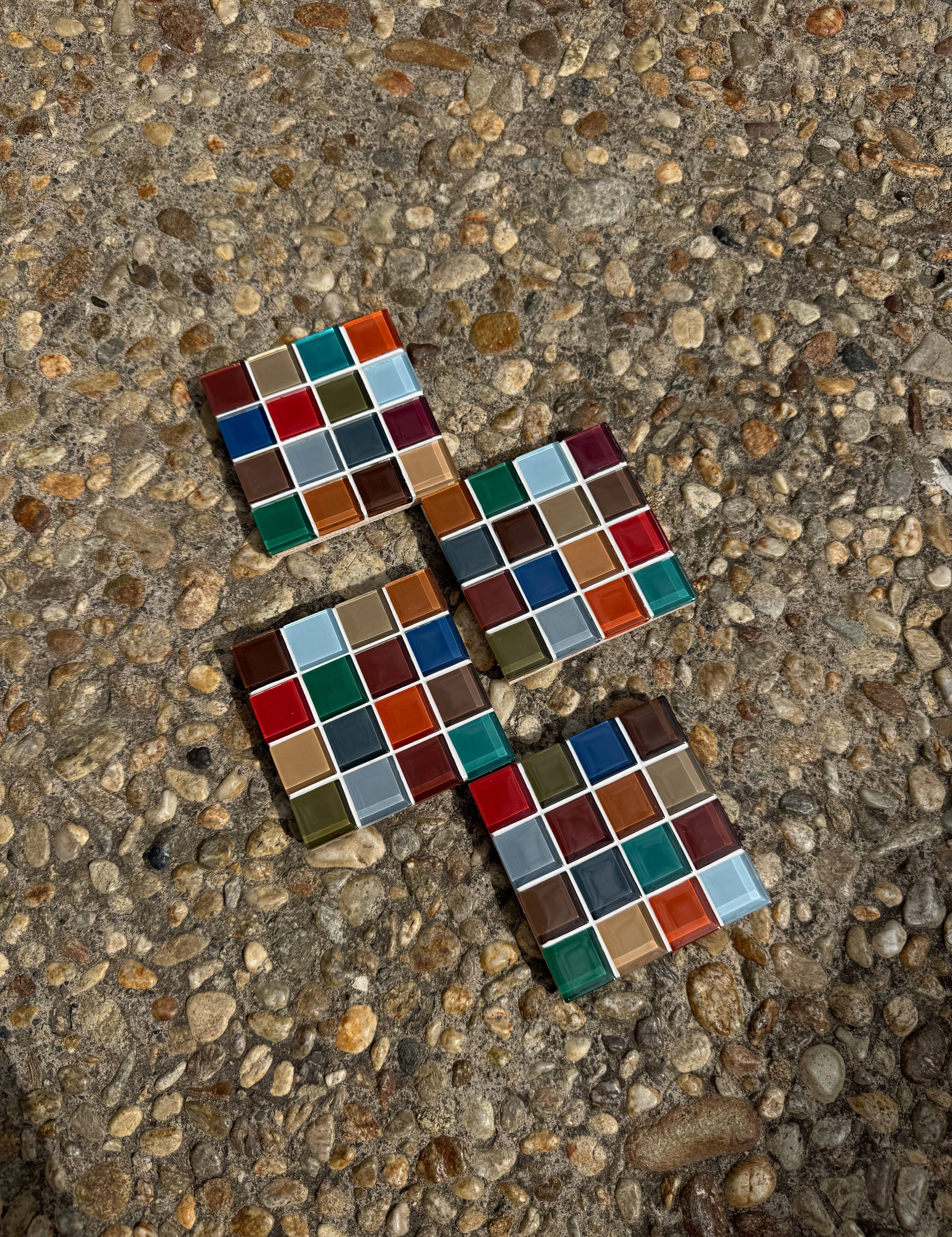 Glass Tile Coasters