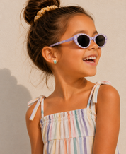 Matcha Enamel Flat Back Kids Earrings