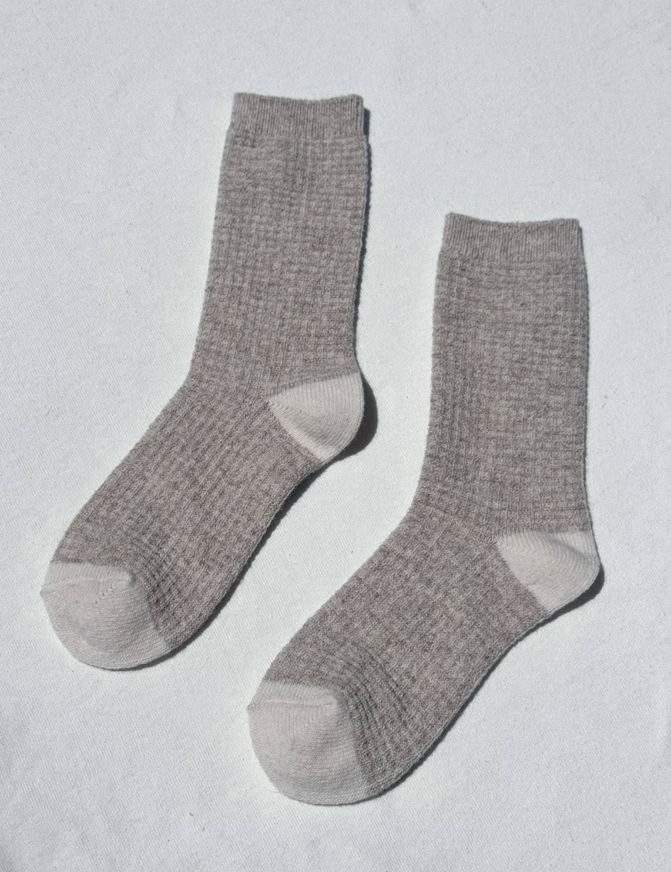 Wool Waffled Socks