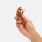 Oval Barrette - Caramel Plaid