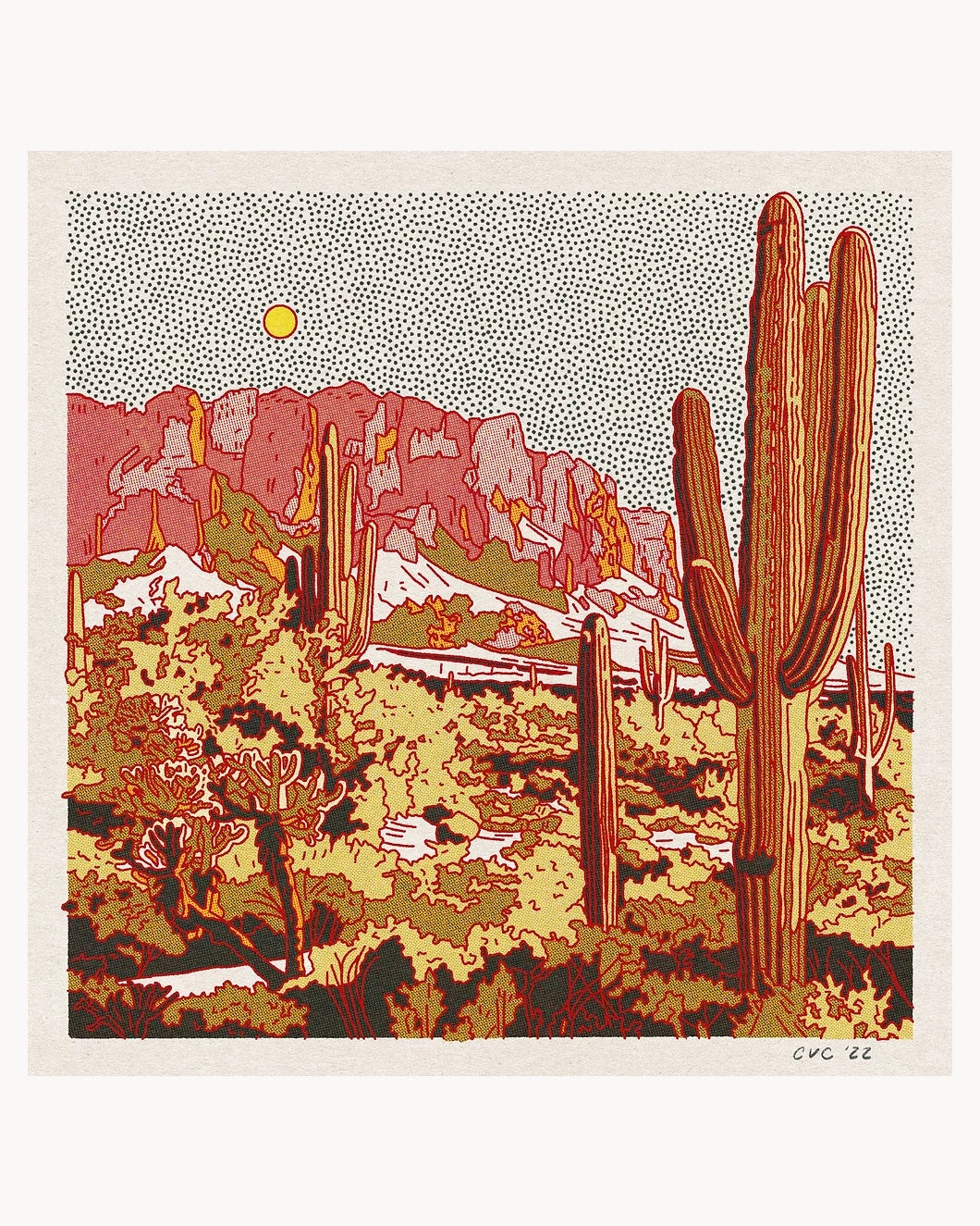 Superstition Mountains Print
