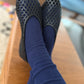 Navy Trouser Socks