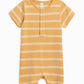 Mason Short Sleeve Romper - Ivory + Honey