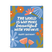 More Beautiful Birthday Card