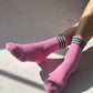 Rose Pink Girlfriend Socks