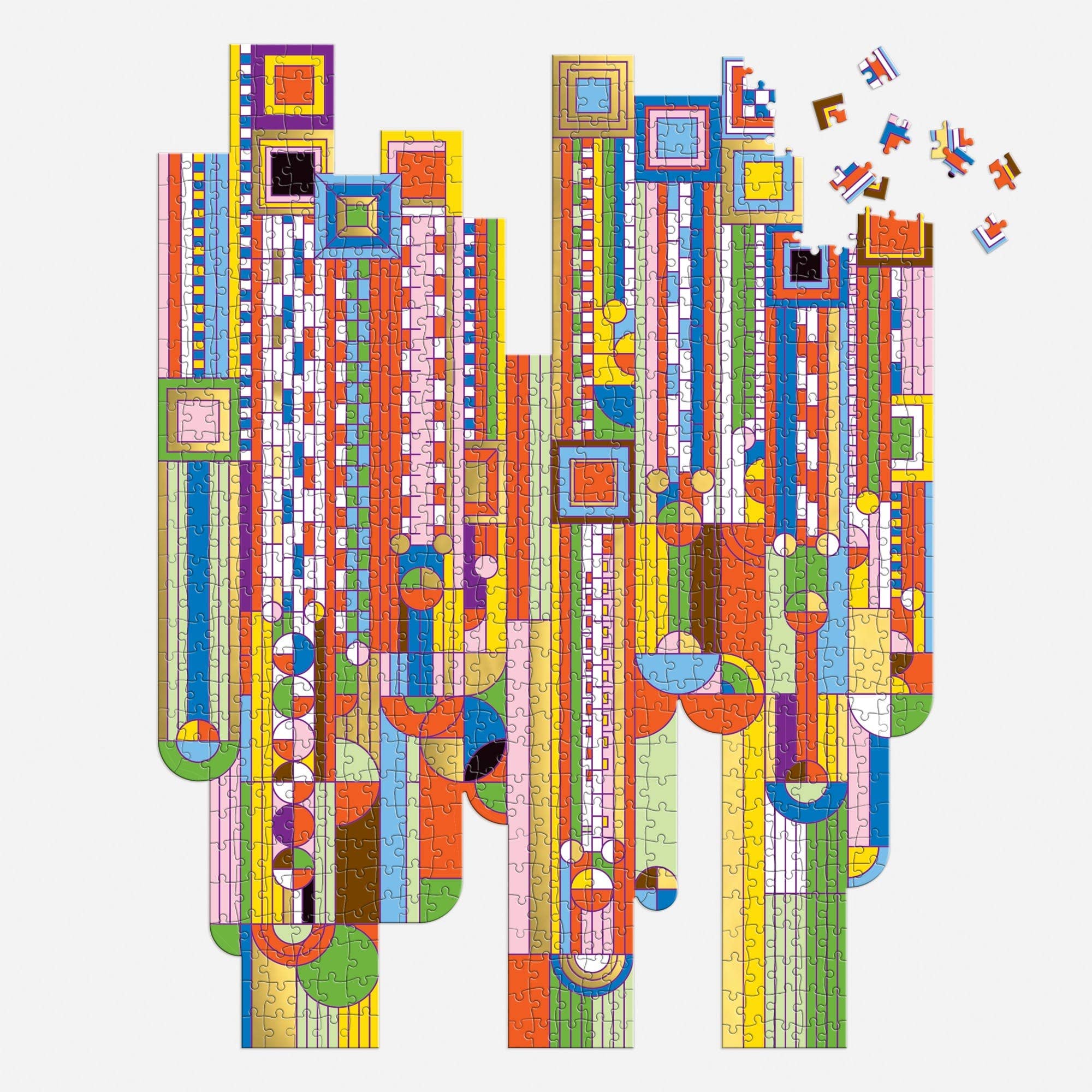 Frank Lloyd Wright Saguaro Cactus & Forms 750 Piece Shaped Foil Puzzle