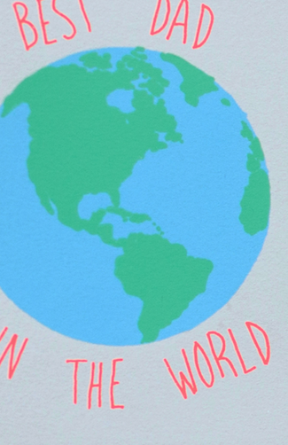 Best Dad In The World Greeting Card
